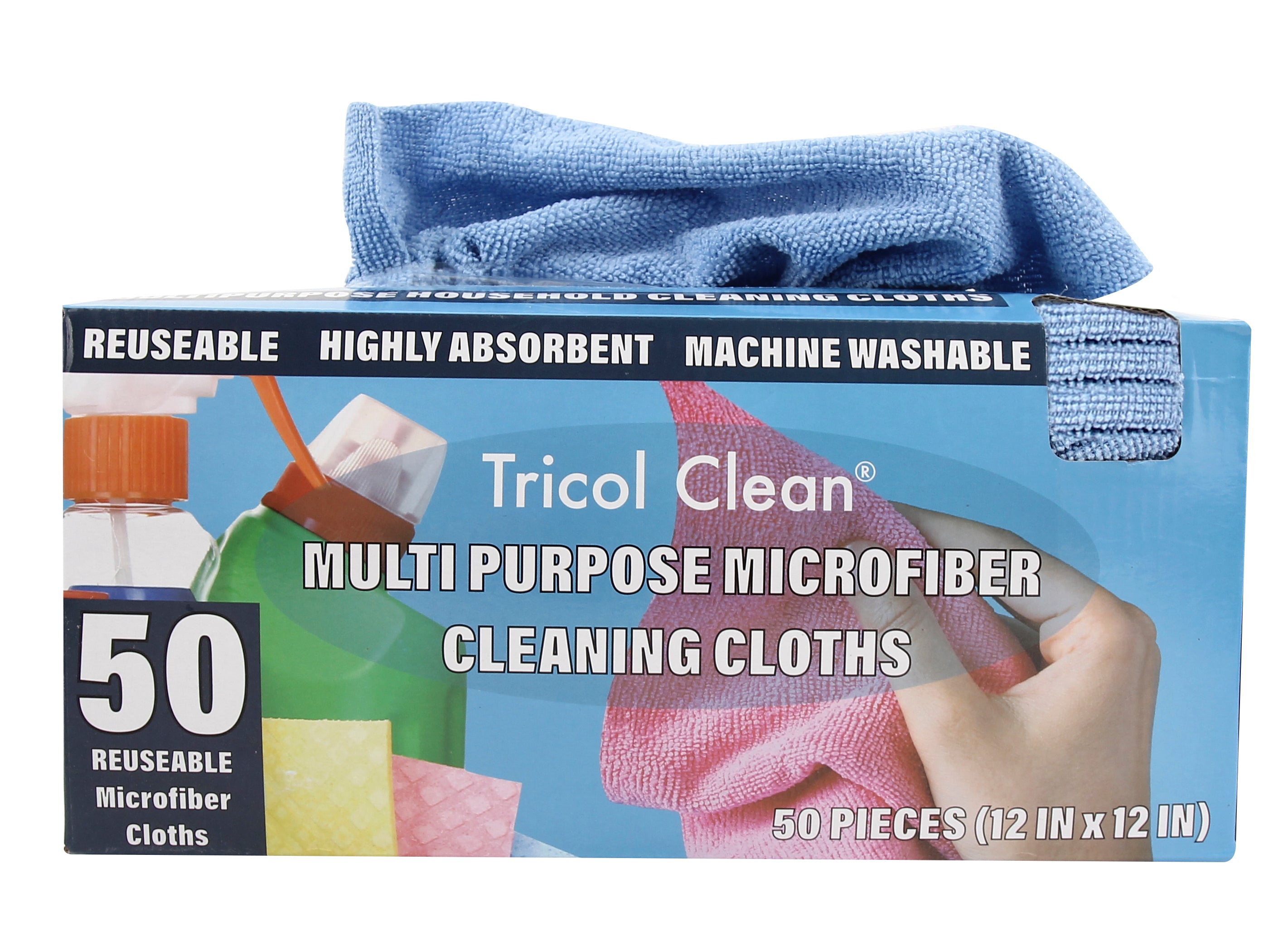 Microfiber Cleaning Cloth Lint-Free Towels Reusable Bulk Rags Washable Clean