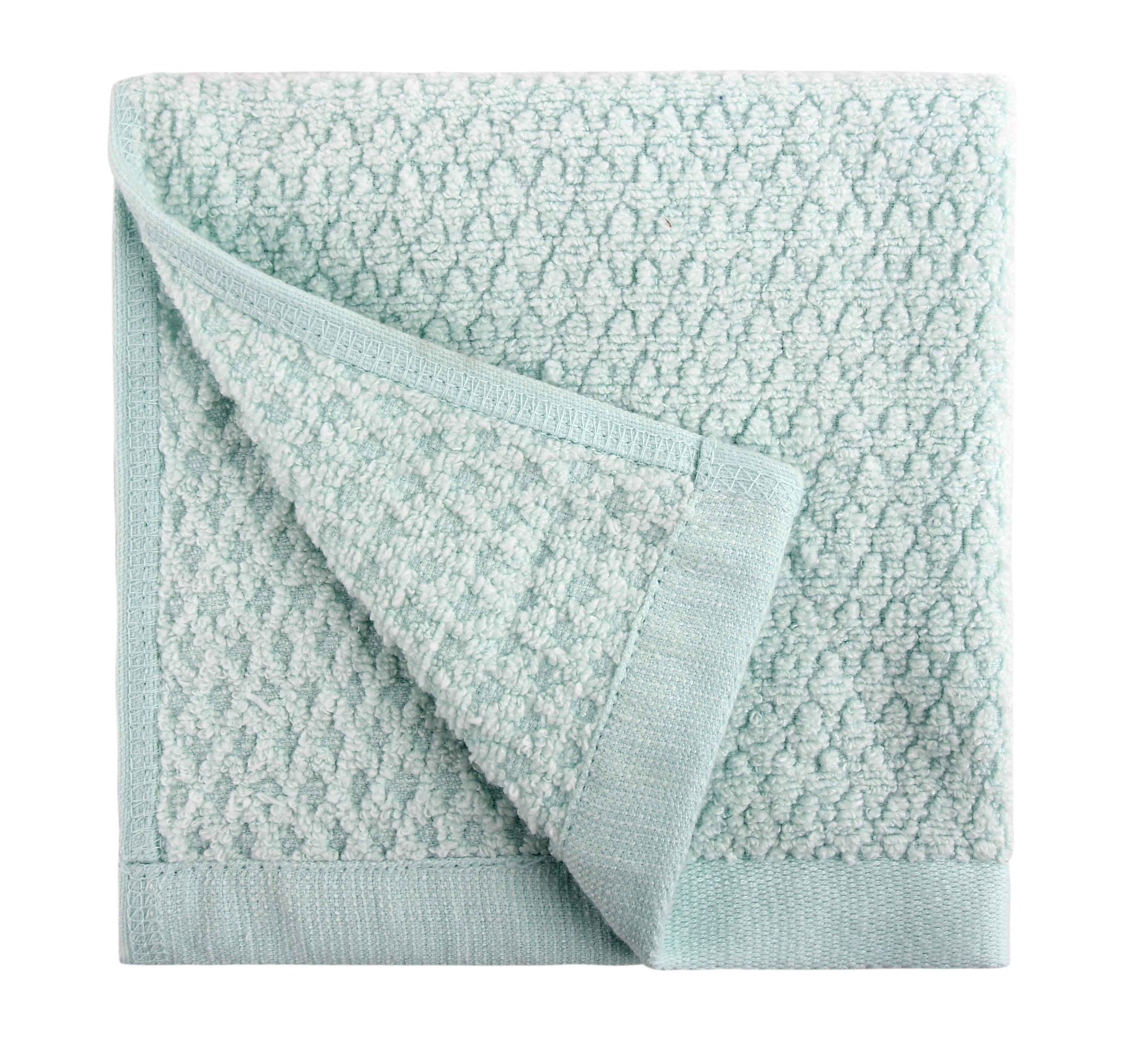 Diamond Jacquard Washcloths - 6 Pack, Spearmint – The Everplush