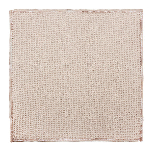 The Everplush Company Recycled Honeycomb Dish Cloths w/ Mesh Scrub for Kitchen, 3-Pack Towels, White