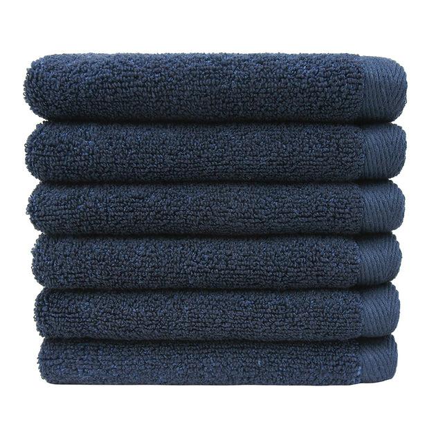 Flat Loop Washcloths - 6 Pack, Navy Blue – The Everplush Company