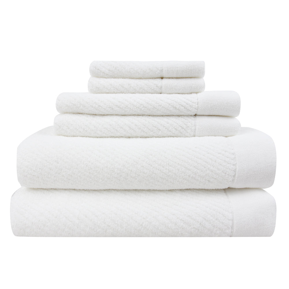 Flat Loop Bath Towel - 1 Piece, Porcelain (White) – The Everplush Company