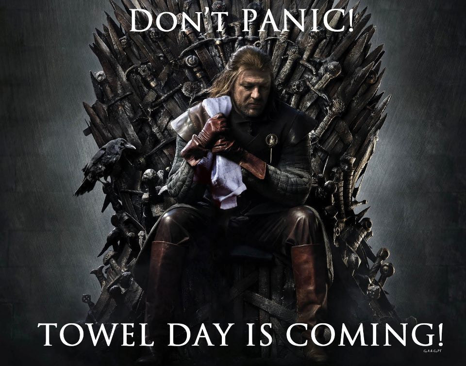 Towel day is coming!