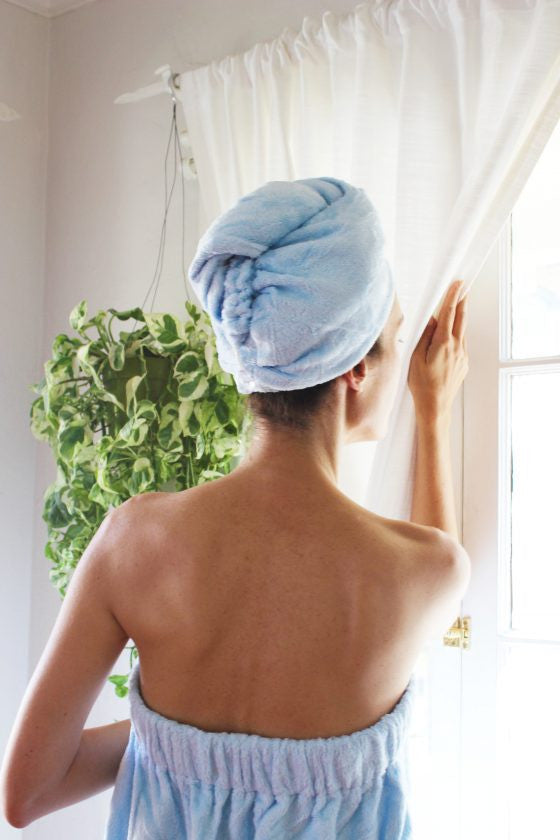 Check out our Bath and Hair Wraps mentioned on The Inspired Home!