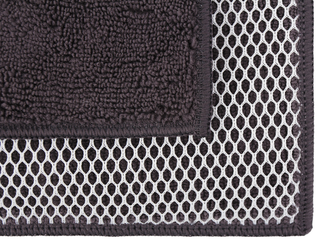 Microfiber Dish Cloths with Mesh Scrub, 3 Pack, Charcoal – The Everplush  Company