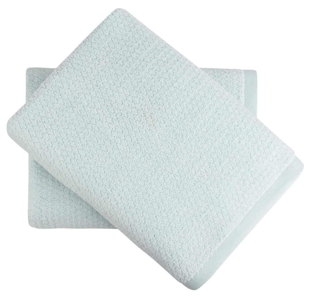 Diamond Jacquard Towels, Bath Towel - 2 Pack, Spearmint