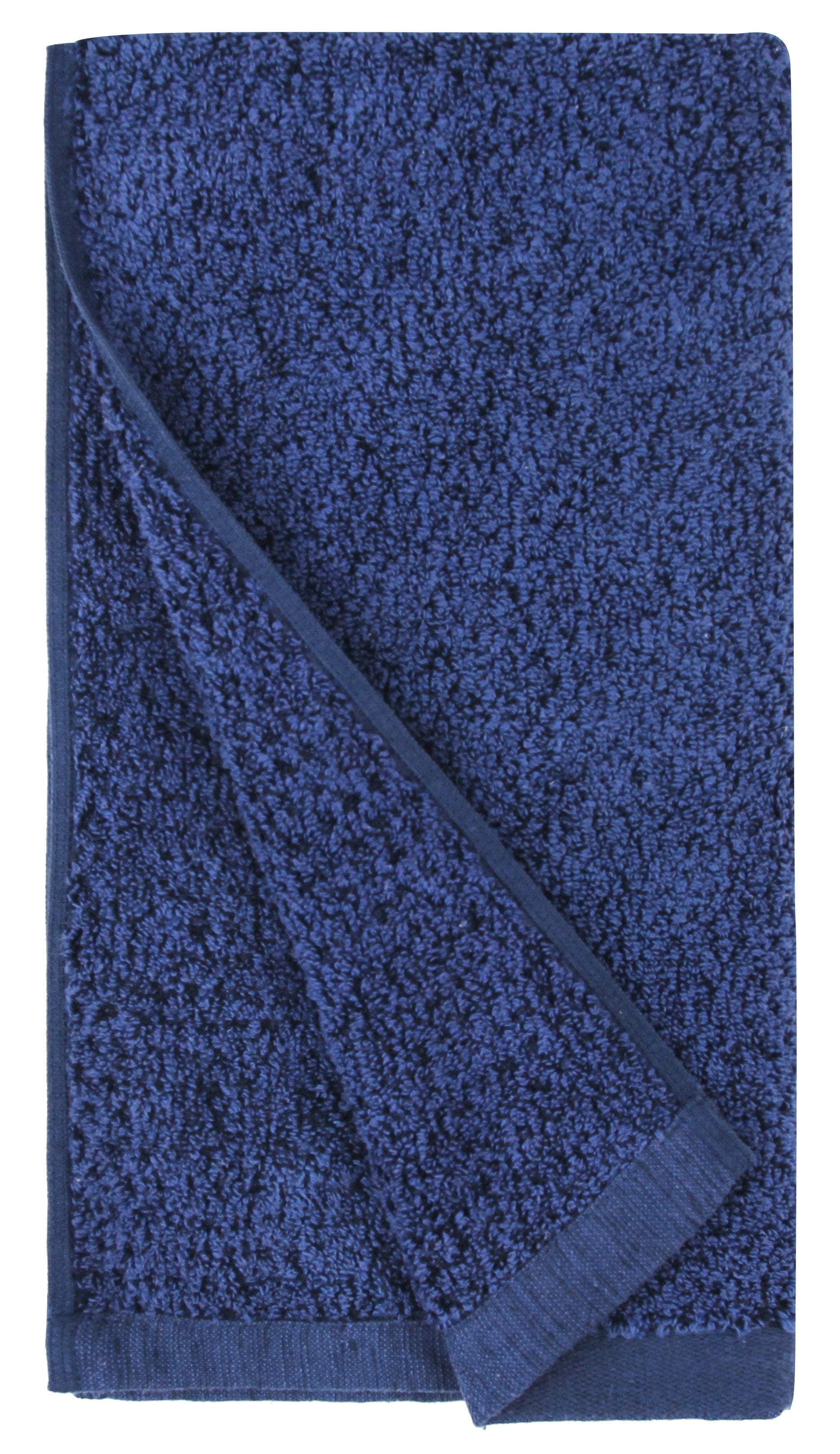 Navy patterned hand discount towels