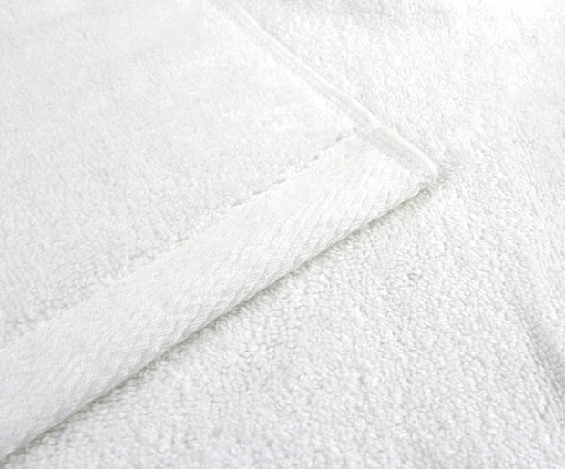 Flat Loop Bath Towel - 1 Piece, Porcelain (White)