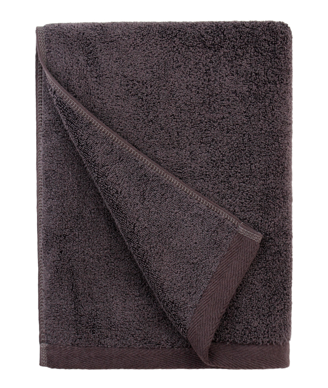 Flat Loop Hand Towels - 4 Pack, Charcoal