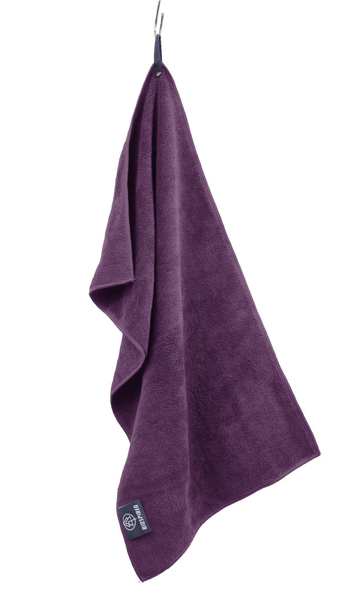 Biospired high performance microfiber towel for camping, hiking or backpacking