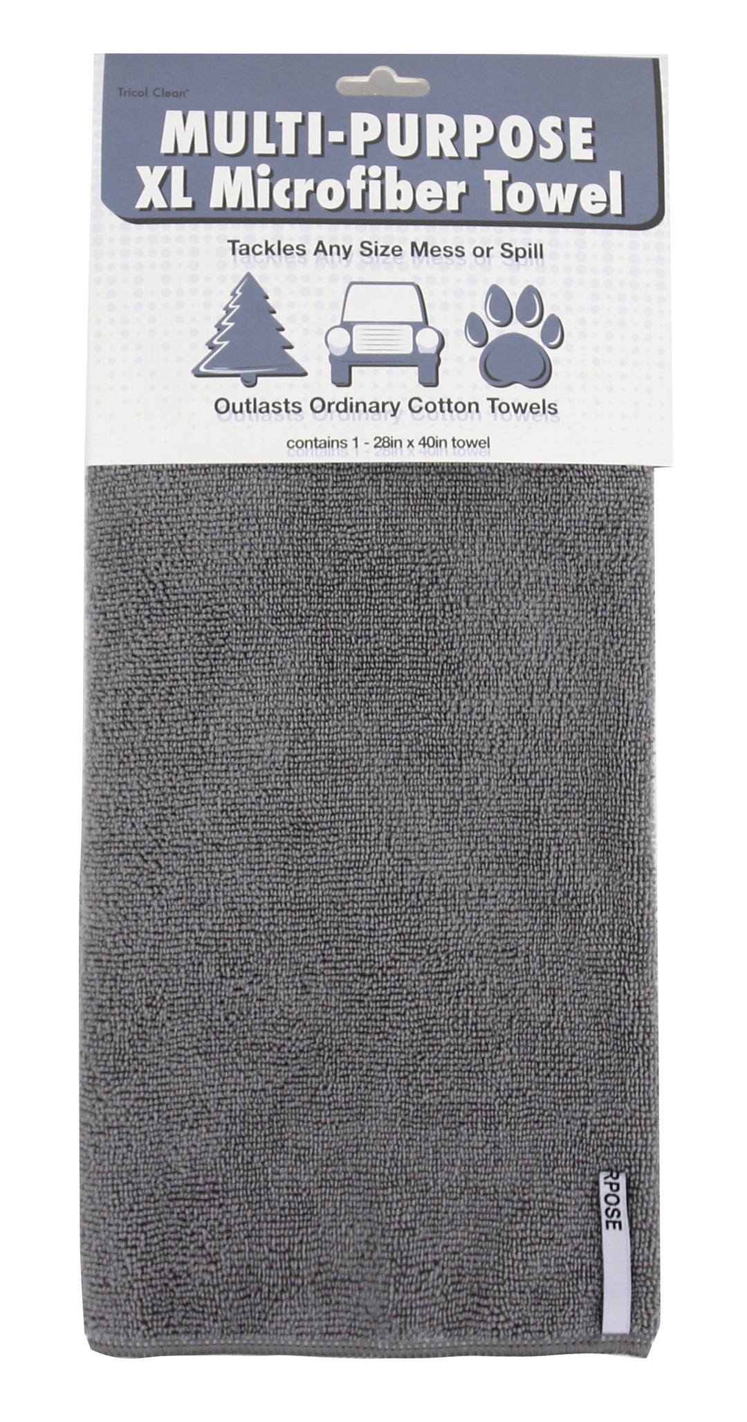 Extra Large Multi-Purpose Microfiber Towel, 28 x 40 in