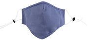 3 Ply Reusable Face Mask, Navy Blue, Large, 3 Pack
