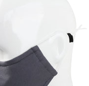 3 Ply Reusable Face Mask, Grey, Large, 1 Piece