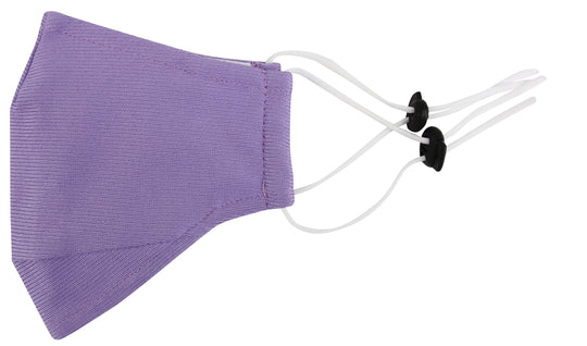 3 Ply Reusable Face Mask, Lavender, Small, 1 Piece