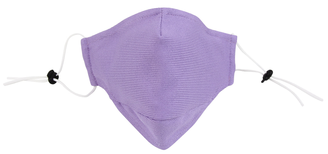 3 Ply Reusable Face Mask, Lavender, Small, 1 Piece