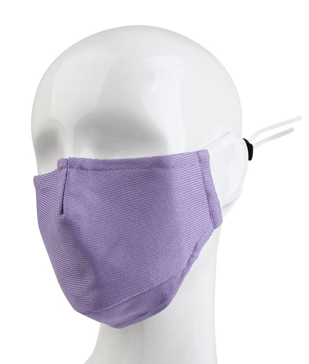 3 Ply Reusable Face Mask, Lavender, Small, 3 Pack