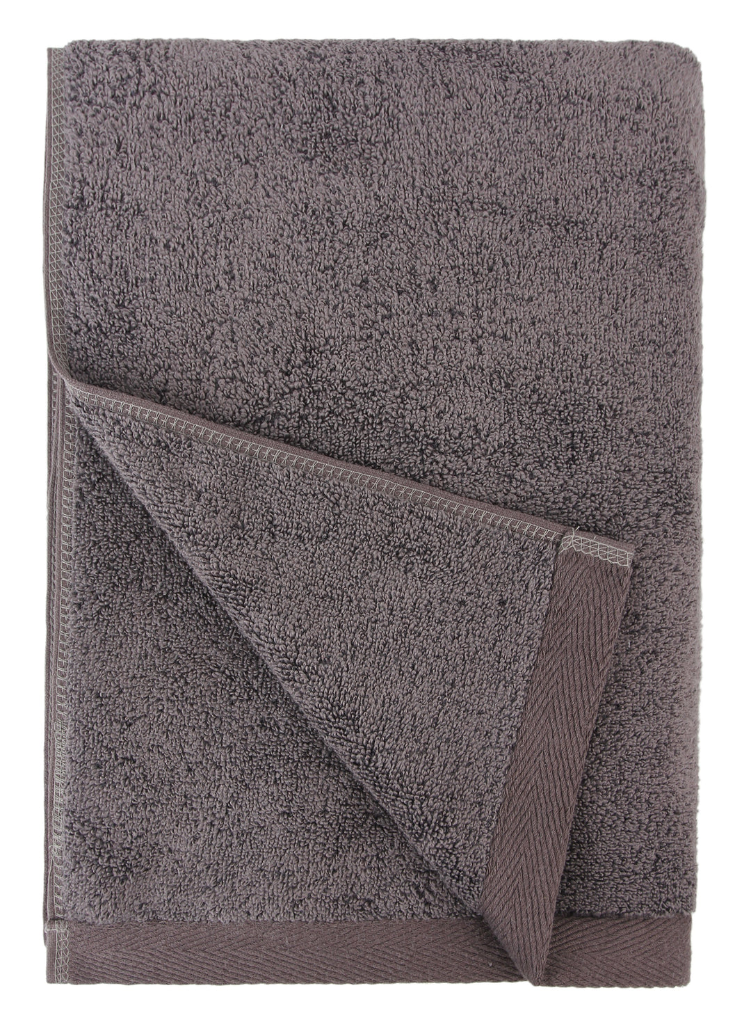 Flat Loop Bath Towel - 1 Piece, Charcoal