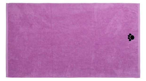 Microfiber Pet Towel, Large, 40 x 28 in, Violet