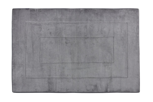 Memory Foam Area Rug, 40 x 64 in, Slate Grey