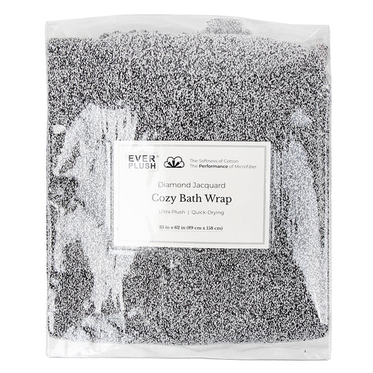 Cozy Bath Wrap Towel - Grey (XS-SM)