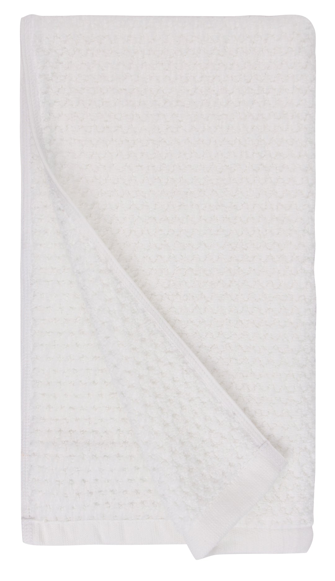 Diamond Jacquard Towels, Bath Towel Set - 10 Piece, White