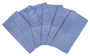 Microfiber Dish Towel, 6-Pack, Royal Blue