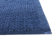 Diamond Jacquard Towels, Bath Towel - 1 Piece, Navy Blue