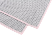 Waffle Kitchen Towels, 6 Pack, Grey
