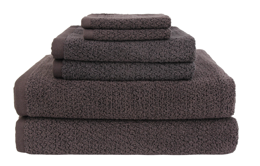 Everplush Diamond Jacquard - Juego De 6 Toallas De Baño, C. Color Gris Everplush Diamond Jacquard - Juego De 6 Toallas De Baño, C. Color Gris