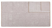 Diamond Jacquard Towels, 6 Piece Bath Sheet Towel Set, Khaki (Light Brown) Recycled