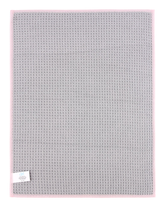 Waffle Kitchen Towels, 6 Pack, Grey