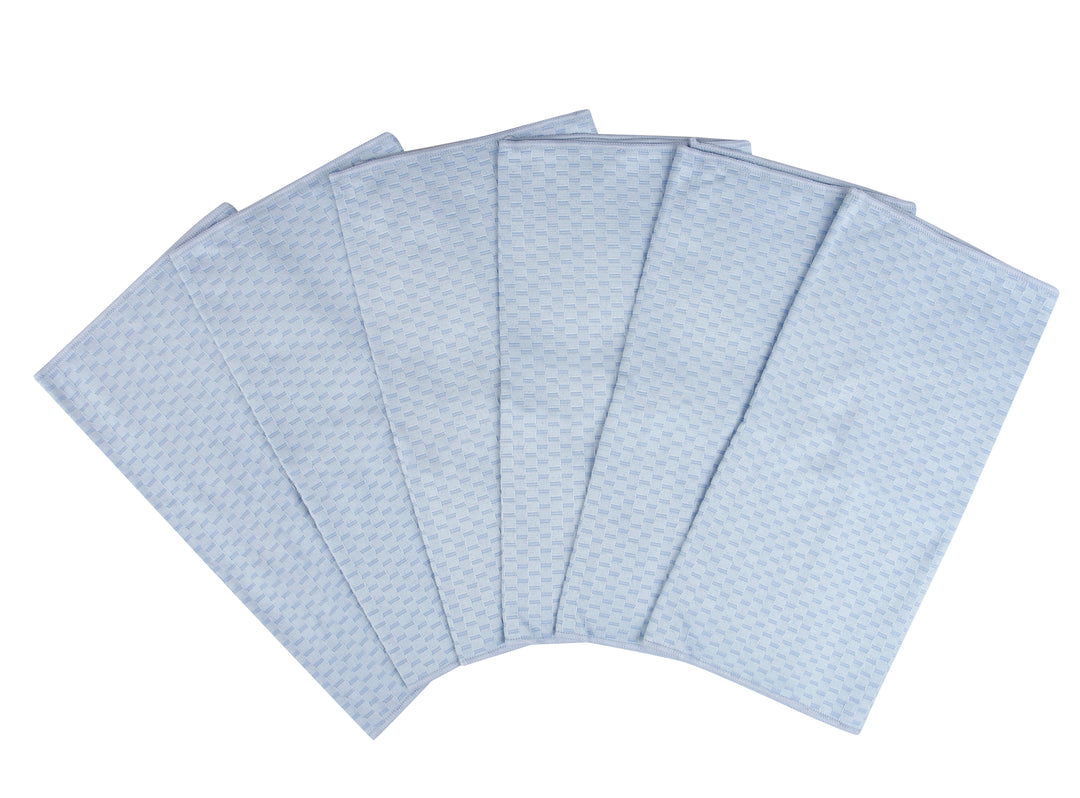 Microfiber Dish Towel, 6-Pack, Sky Blue – The Everplush Company