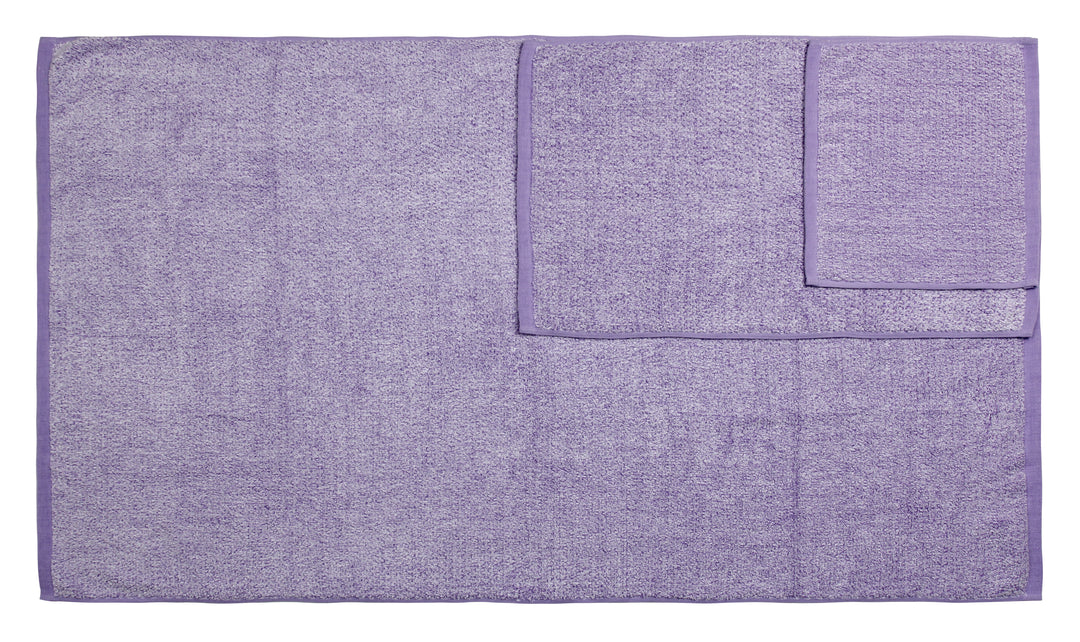 Everplush Diamond Jacquard 6 Piece Bath Sheet Set Color: Lavender