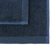 Flat Loop Bath Towel - 1 Piece, Navy Blue