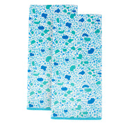 Deco Shell Print Microfiber Dish Towel 2 Pack