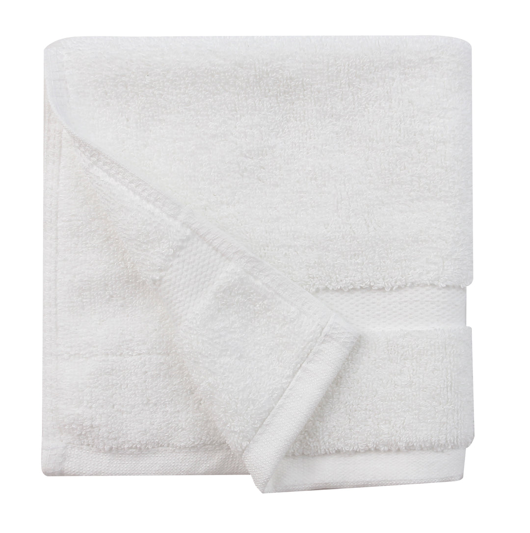 White Classic WhiteClassic Luxury Cotton Washcloths - Large Hotel