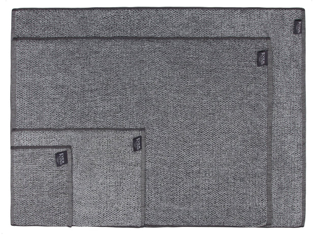 Diamond Jacquard Towels Bath Towel - 2 Pack, Grey