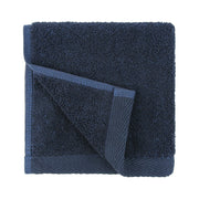 Flat Loop Washcloths - 6 Pack, Navy Blue