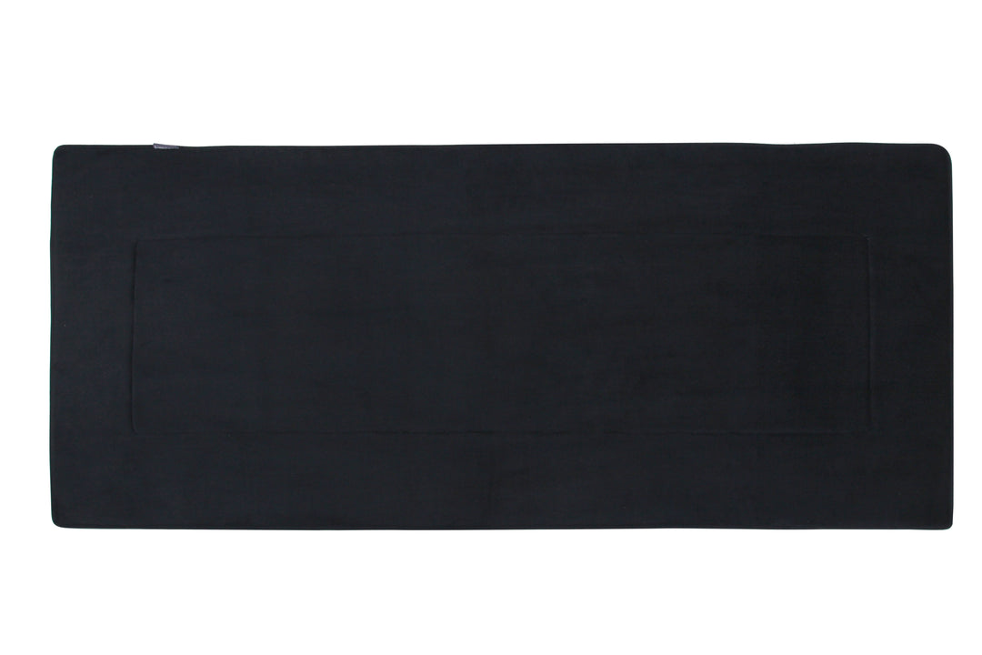 Activated Charcoal Memory Foam Bath Mat in Navy Blue, Large 21 x 34 in –  The Everplush Company