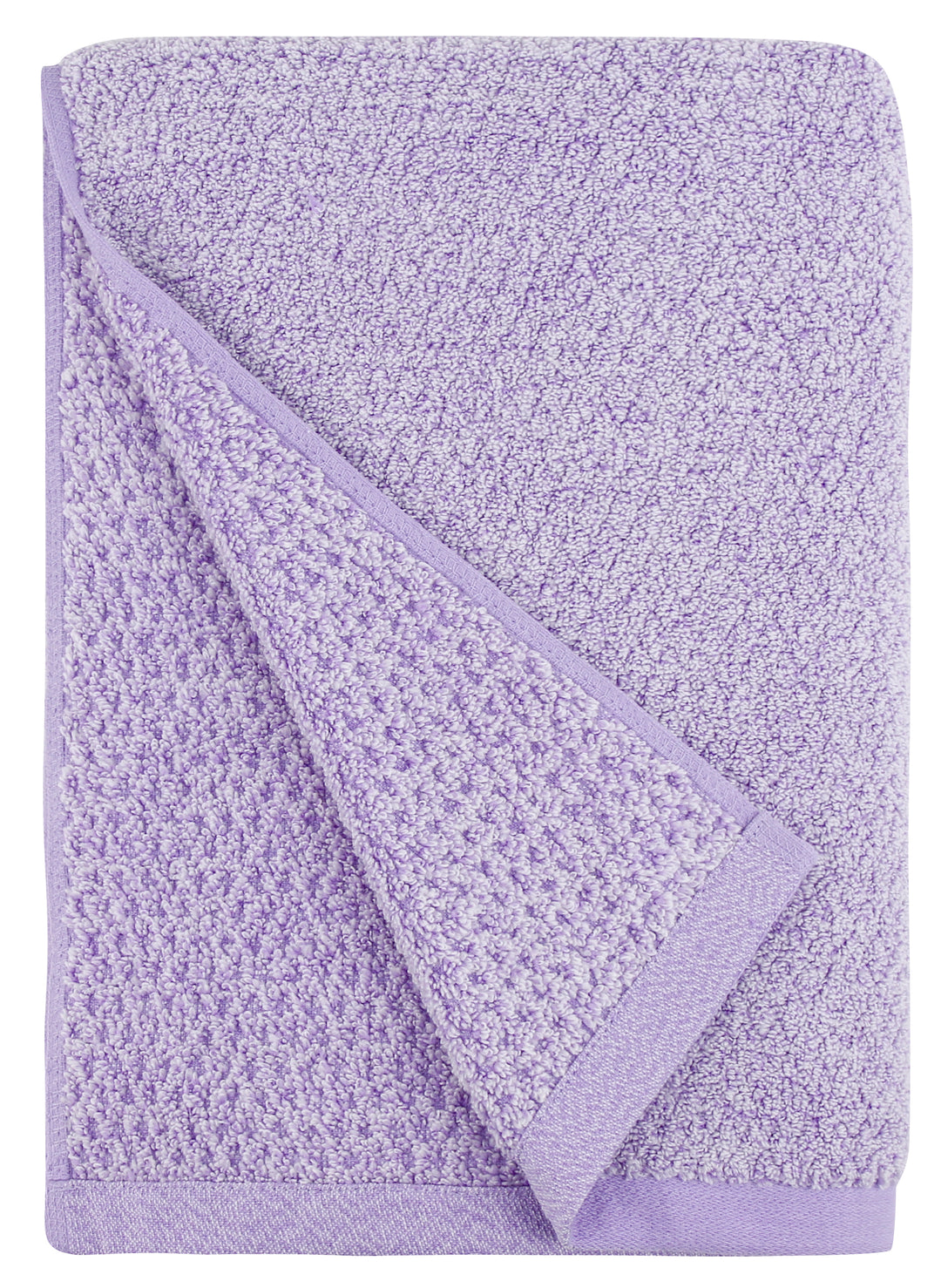 Diamond Jacquard Towels, Bath Towel - 1 Piece, Lavender