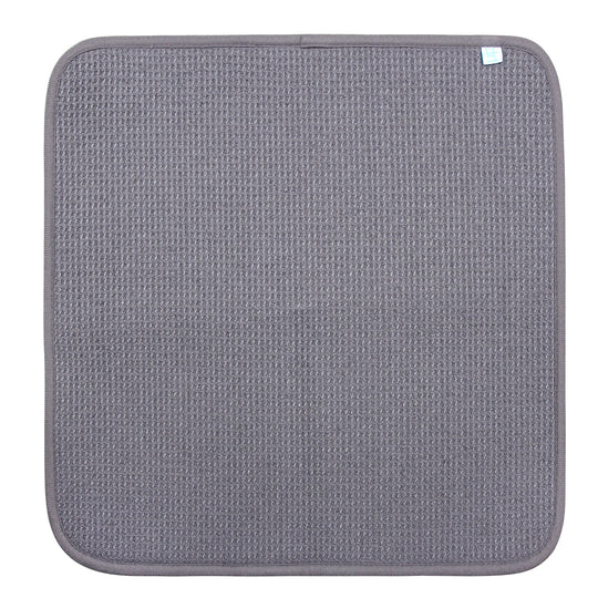 Microfiber Dish Drying Mat by DRI, 2 Sizes, Ash (Grey)