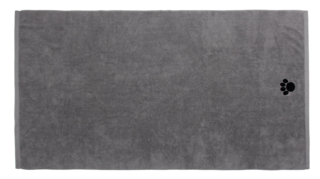 Microfiber Pet Towel, Large 40 x 28 in, Grey