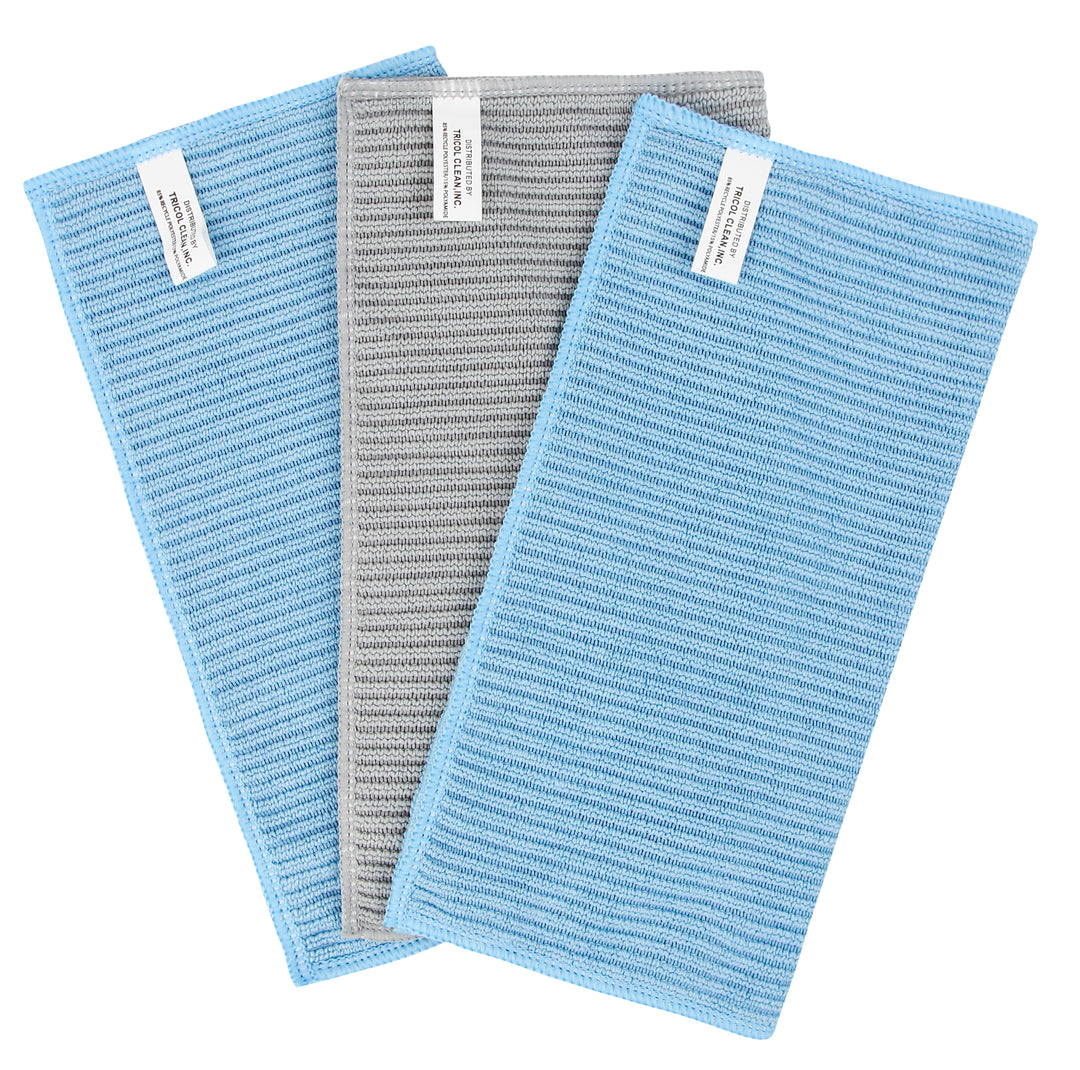 Certified Recycled Microfiber Cleaning Cloths, 12 Pack, 3 Colors – The  Everplush Company