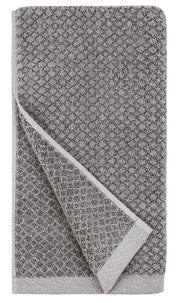 everplush hand towel light grey dark grey granite quick dry towel