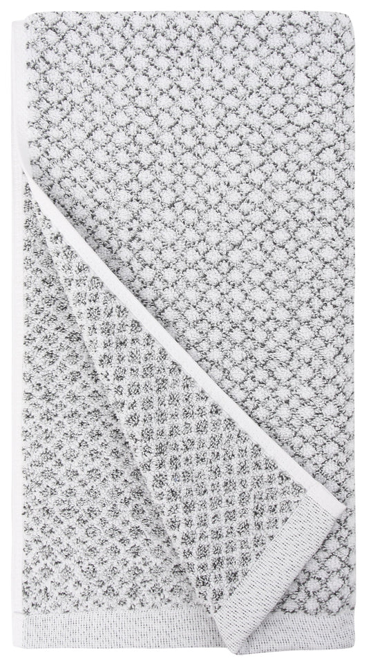 everplush hand towel grey white marble quick dry towel