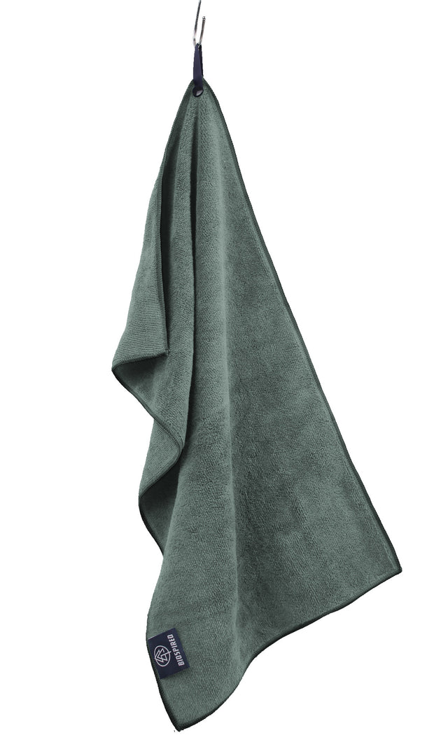 Biospired high performance microfiber towel for camping, hiking or backpacking